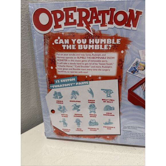 Operation: Rudolph The Red Nosed Reindeer 60th Anniversary Board Game Sealed NEW - Picture 4 of 4